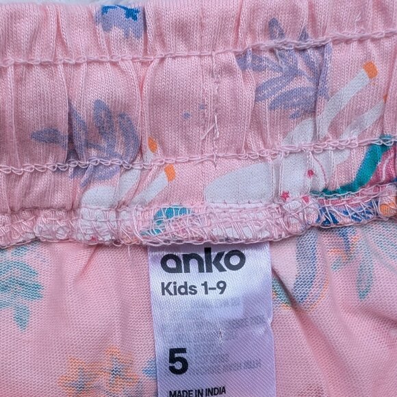 ANKO's Enchanting Playful Summer Unicorn Pink Drawstring Shorts for Girls NWOT - Picture 5 of 9